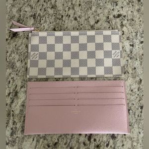 NWOT Authentic Louis Vuitton Felicie Pochette Inserts - Damier Azur